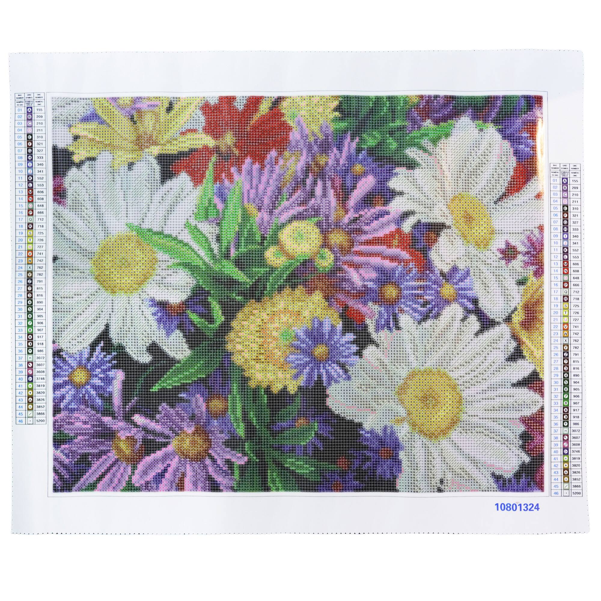 16" x 20" Flowers Diamond Art Kit by Make Market®